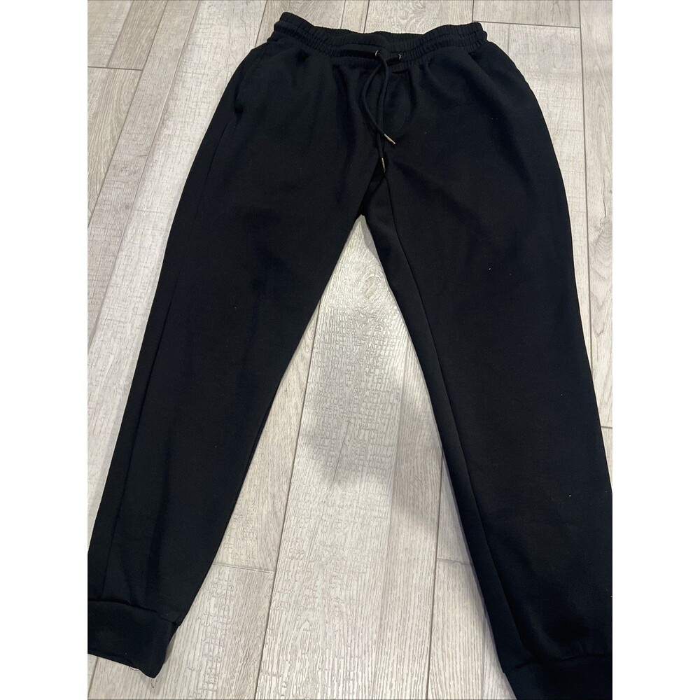 Open Edit Black Elastic Joggers Size Medium Retails Over $70 cotton on express